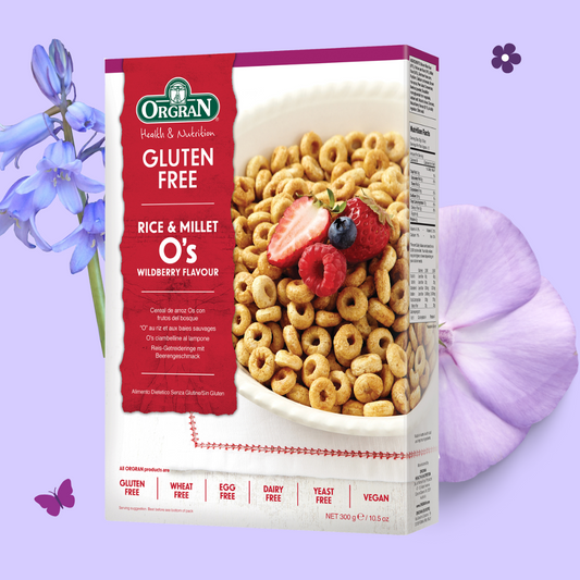 Cereal Rice & Millet O´s sabor a Frutos del Bosque - Alimentos Saludables GT - Grains, Rice & Cereal - ORGRAN