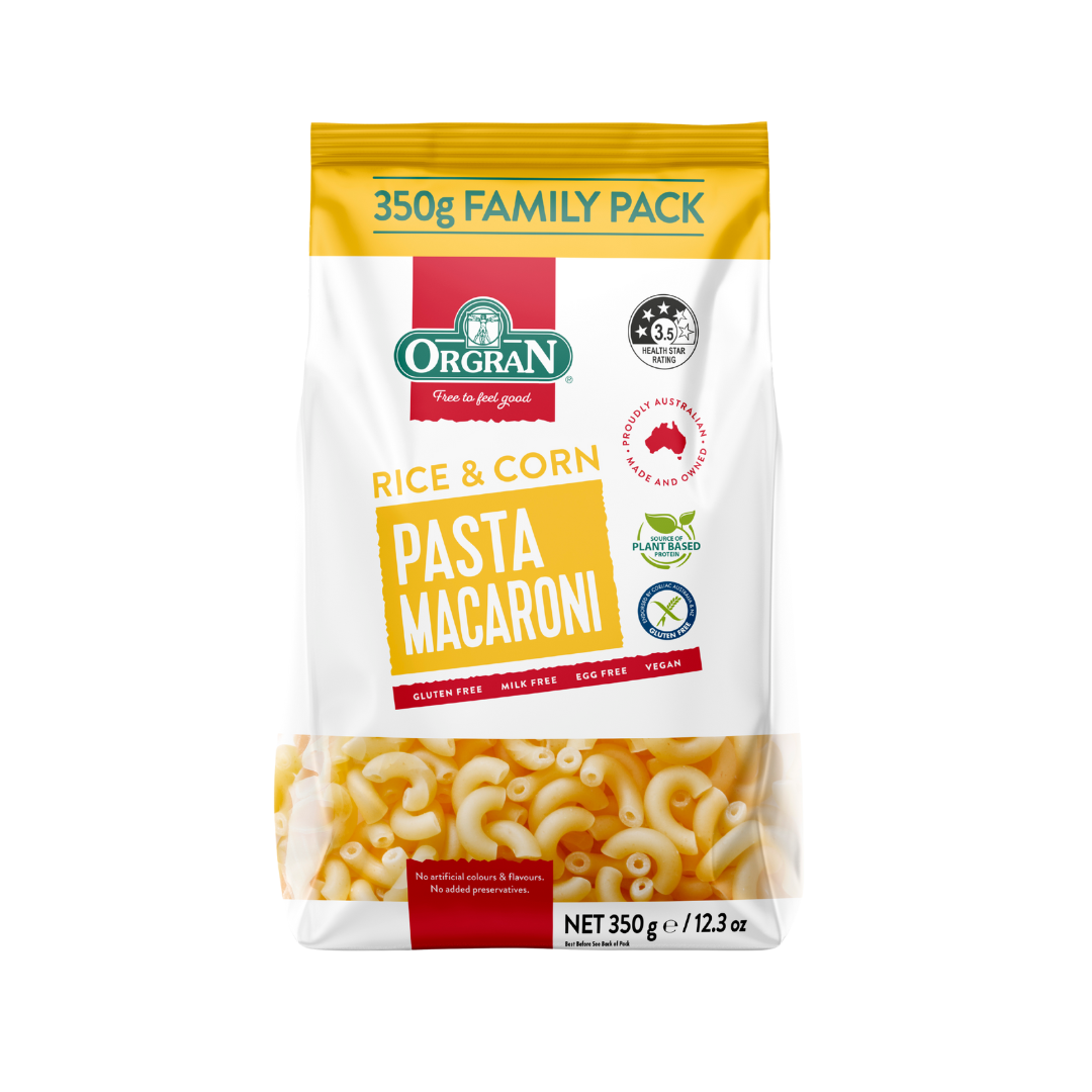 Rice & Corn Pasta Macaroni 350g - Alimentos Saludables GT - - Alimentos Saludables GT
