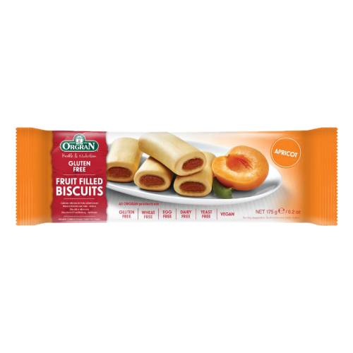 Biscuit rellena de albaricoque - Alimentos Saludables GT - Snack Foods - ORGRAN